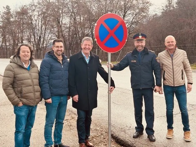 Die Sicherheitspartner in Griffen freuen sich über eine positive Bilanz der gemeinsamen Bemühungen für die Gewerbestraße. | Foto: Polizei Griffen