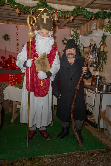 Auch der Nikolaus war zu Gast | Foto: Hausi Flo