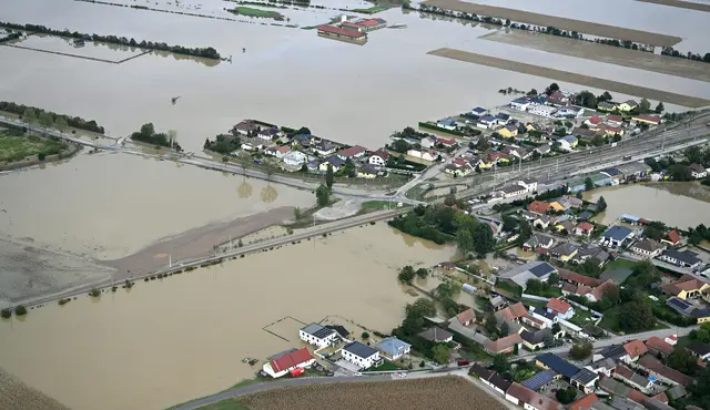 Das Hochwasserereignis im Herbst 2024 traf weite Teile Österreichs schwer. Überschwemmungen im Tullnerfeld (NÖ) aufgenommen am 17. September 2024. (Archiv) | Foto: APA-Images / APA / HELMUT FOHRINGER