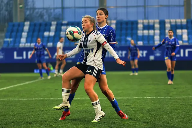 Duell auf Augenhöhe, am Ende aber ein klares Ergebnis: Die Kickerinnen des LASK mussten sich den Rivalinnen aus der Stahlstadt geschlagen geben. | Foto: Reischl
