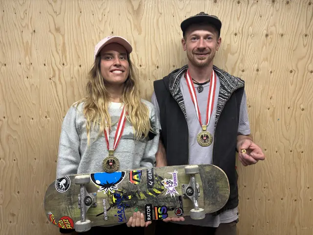 Die Staatsmeister 2025: Alisa Fessl und Andreas Tucek.  | Foto: MeinBezirk Linz