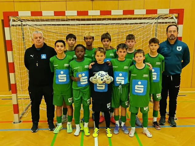 Das siegreiche Team der SMS Ried.