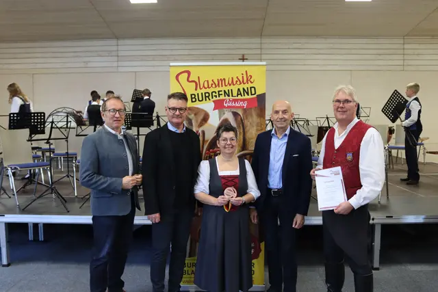 Die Musikkapelle Güttenbach erzielte beim Bezirkswertungsspiel einen guten Erfolg. | Foto: Gemeinde Güttenbach