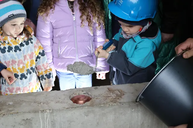 Die Kinder waren mit viel Eifer und Ernst bei der Sache. | Foto: Stadt Klosterneuburg/Lutz
