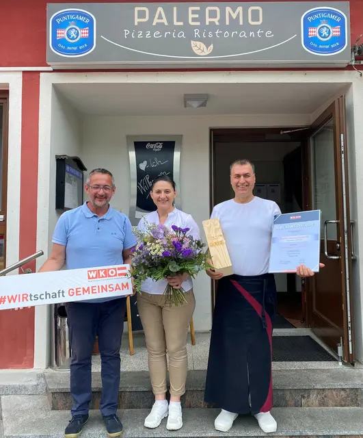 23 Jahre führten Mustafa Gül und Ágnes Jova das Pizzeria-Ristorante Palermo in Jennersdorf.  | Foto: Wirtschaftskammer