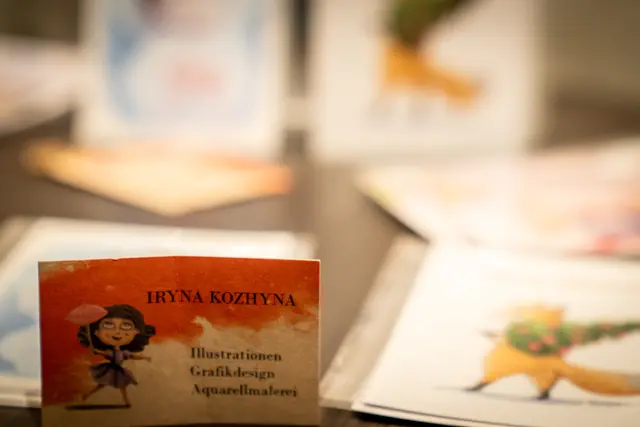 als Side Event das letzte Mal zu sehen, die Ausstellung von Iryna Kozhyna "Tirol in Aquarellen" | Foto: Marco Pircher / Kulturverein Wunderlich