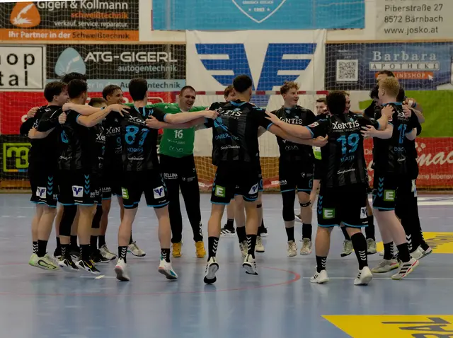 Auch in Traun gab es einen HSG-Jubel, nicht nur wie zuletzt gegen Ferlach. | Foto: GEPA-Pictures