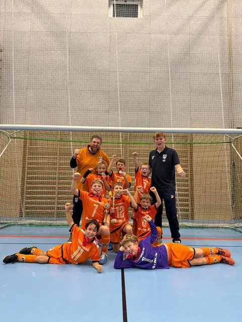Die U9 war im Qualifikationsturnier des Hallenmasters in Gerasdorf erfolgreich unterwegs.  | Foto: FC Klosterneuburg