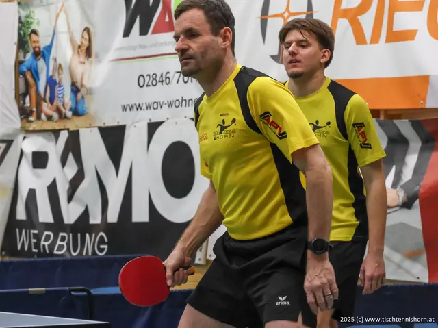 Hamdija Duric und Reinhard Pleßl. | Foto: Tischtennis Horn