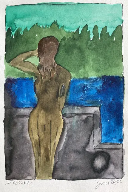 Auch Günter Brus stellt sich in den Dienst der guten Sache. | Foto: Schule Äthiopien