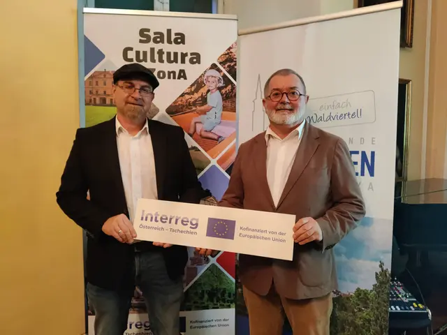 Martin Schrammel (Zukunftsraum Thayaland) und Historiker Friedrich Polleroß (r.) blickten zurück. | Foto: Zukunftsraum Thayaland