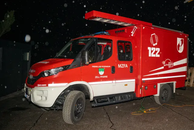 Das neue Einsatzfahrzeug der Feuerwehr Zellpfarre. | Foto: Dieter Arbeiter