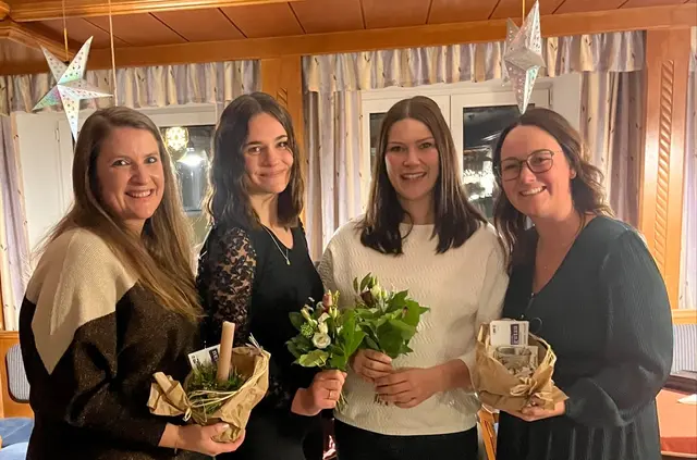 Von links: Regina Gutenbrunner, Julia Freudenthaler, Stefanie Neumüller und Lisa Priemetshofer. | Foto: Wirbelwind