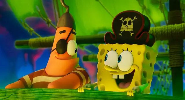 Der Film handelt von einem rasanten und witzigen Seefahrts-Abenteuer. | Foto: PARAMOUNT PICTURES AND VIACOM INTERNATIONAL INC. SPONGEBOB SQAREPANTS