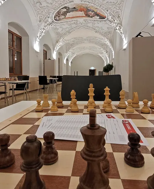Das Schloss Ranshofen ist am Wochenende Zentrum des internationalen Schachsports. | Foto: Stadt Braunau