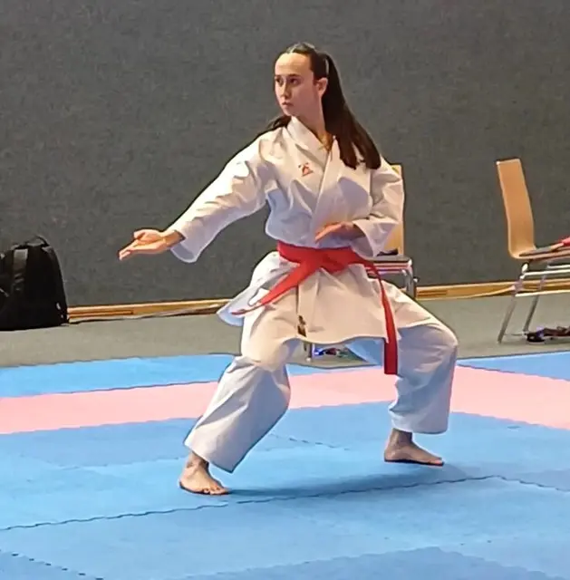 Karateka Yasmin Özkan-Kleestorfer wurde Österreichische Meisterin. | Foto: Himmet