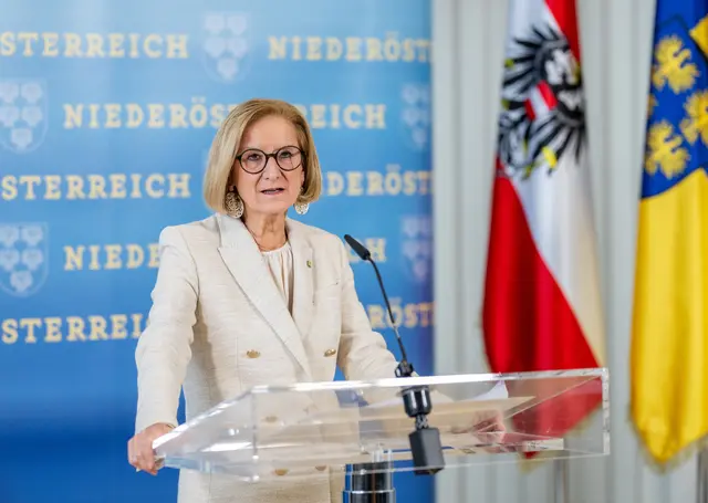 Landeshauptfrau Johanna Mikl-Leitner (ÖVP). | Foto: NLK Burchhart