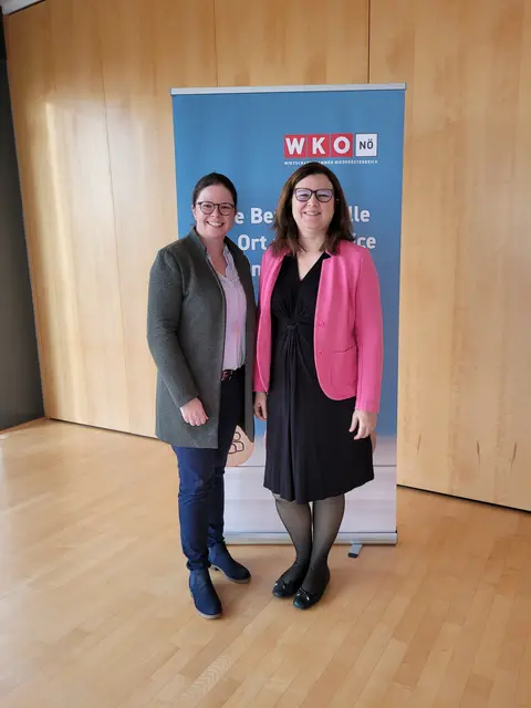 Andrea Lautermüller (l.) und Andrea Prozek.
 | Foto: WK Mödling