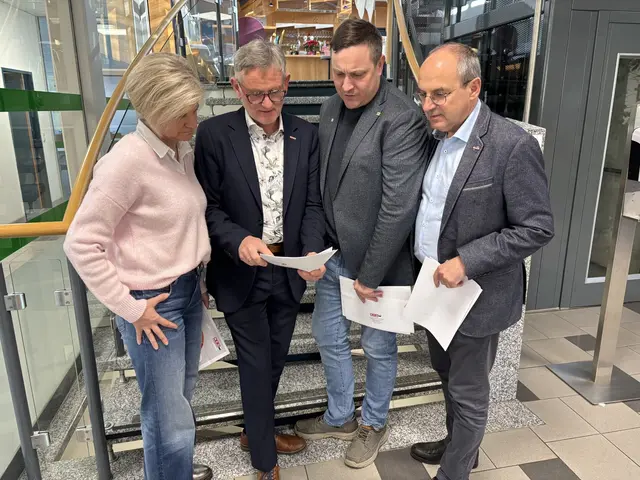 Die aktuellen Zahlen sehen Manuela Kuterer, Bernhard Stranzl, Werner Wild und Andreas Schlemmer als Auftrag, bessere Rahmenbedingungen für die Unternehmerinnen und Unternehmer einzufordern.  | Foto: MeinBezirk/Markus Kopcsandi