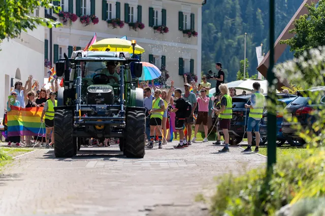 Im September feierte man die erste "Pongau Pride" in St. Johann. Veranstalter war der Verein Heublumen.  | Foto: Jakob Koch
