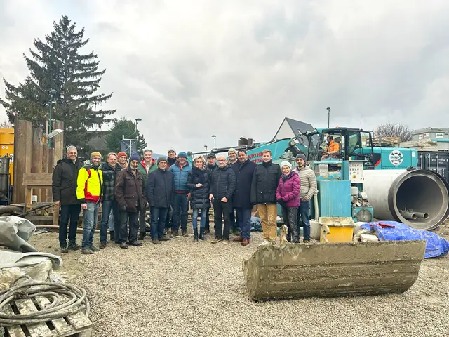 Tag der offenen Baustelle bei der Errichtung des Entlastungskanal Heugasse/In den Schnablern. | Foto: Marktgemeinde Maria Enzersdorf