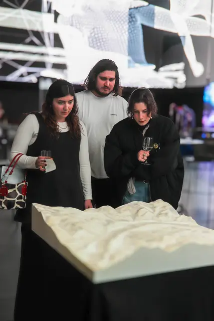 Künstlerische Arbeiten des Lucid Dreams Festivals entfalteten im Panoramaformat neue Dimensionen. | Foto: USTP Florian Lackner