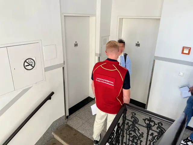 Die Gruppe Sofortmaßnahmen und die Baupolizei sind immer wieder im Einsatz. | Foto: Stadt Wien/ Gruppe Sofortmaßnahmen