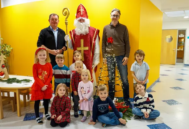 Nikolaus-Besuch im Kindergarten Europaplatz | Foto: Marktgemeinde Wiener Neudorf