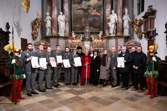 Im Rampenlicht standen die neuen Büchsenmeister und Stuckmeister. 