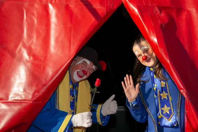 Clownerien gehören zum Zirkus freilich dazu. | Foto: Santrucek