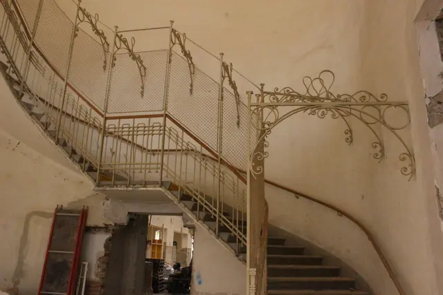 Kunstvolle Stiege im Wäscherei-Gebäude | Foto: zVg, danke f. d. Verwendungserlaubnis