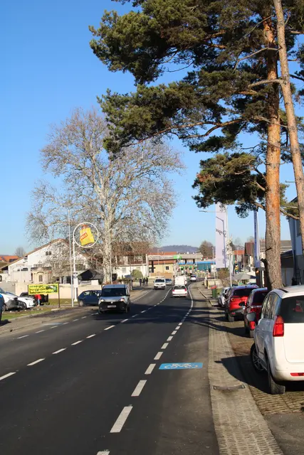 Der neue Radweg entlang der Hauptstraße in Premstätten | Foto: Marktgemeinde Premstätten