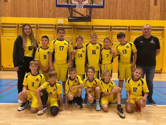 Das Team der Hornets Villach beim ersten Turnier der Alpe Adria Liga in Slowenien. | Foto: Hornets Villach