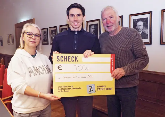 Bürgermeisterin Marion Török, Günter Fries und Manfred Bichler | Foto: Marika Ofner