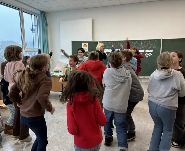 Danach durfte getobt werden - der Puls stieg! 