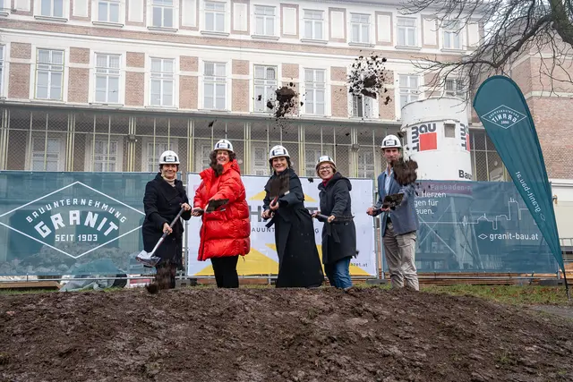 Am Mittwoch gab es den Spatenstich beim Otto-Wagner-Areal für das neue Atelier Wien. | Foto: Valentina Marinelić/MeinBezirk