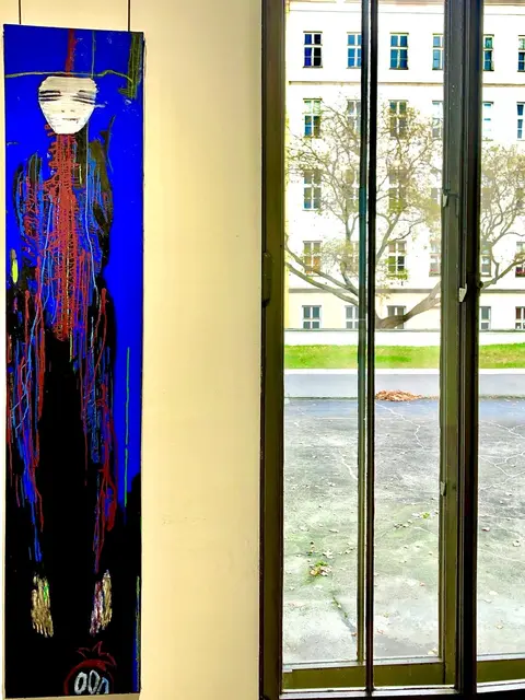 Zwischen den Welten / Kore, Öl auf Leinwand | Foto: Minna Antova