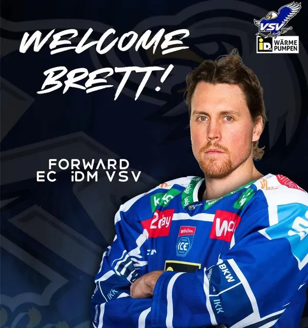 Der kanadische Power-Forward Brett Ritchie wechselt nach Villach und hat bei den Blau-Weißen einen Vertrag bis Saisonende. | Foto: EC iDM VSV