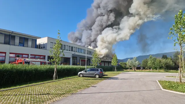 Am frühen Abend des 1. Juli 2025, wurde die Freiwillige Feuerwehr der Stadt Hallein zu einem Brandmeldealarm in einem Gewerbebetrieb im Stadtteil Taxach alarmiert.  | Foto: LFV Salzburg/Rupert Unterwurzacher