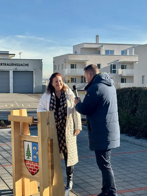Premstättens Ortschef Matthias Pokorn moderierte mit Witz durch die offizielle Eröffnungsfeier. | Foto: MeinBezirk/Alois Lipp