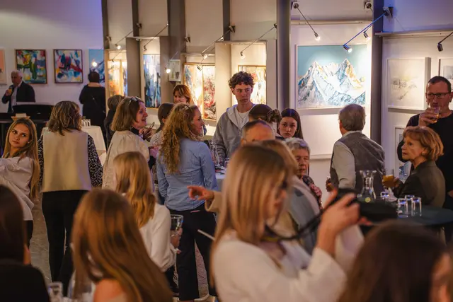 Volles Haus in der Galerie Scolarta                 Foto: Michi Geissler  