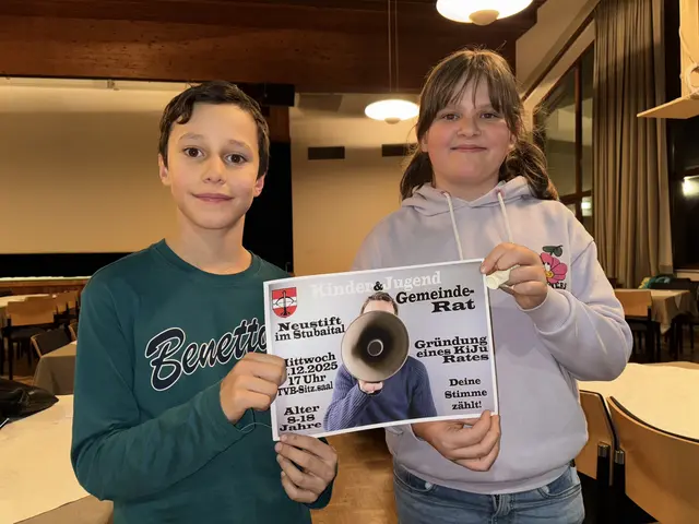 Finn (10) und Mona (11) möchten im Kinder- und Jugendgemeinderat vertreten sein und stehen auch für das Amt des Kinderbürgermeisters zur Verfügung. | Foto: Kainz