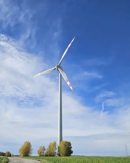 Unser Windrad am Langen Berg | Foto: Alexandra Goll
