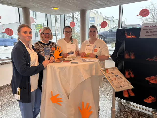 Roxana Dominte, Pflegestandortleitung Maria Winkler, Gabriele Frasl und Julia Allinger. | Foto: LK Gmünd