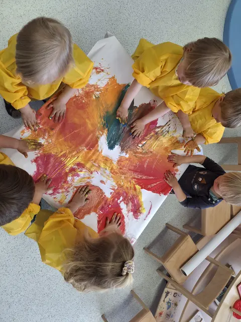 Die Kinder malen in St. Peter nach Lust und Laune. | Foto: Gemeinde St. Peter