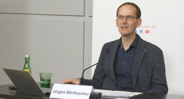 Jürgen Bierbaumer, Senior Economist am Österreichischen Institut für Wirtschaftsforschung (WIFO). | Foto: Screenshot Handelsverband