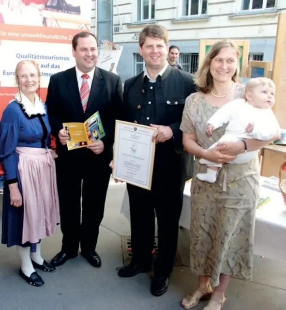 Hier mit Josef Pröll beim Umweltzeichen | Foto: Privat