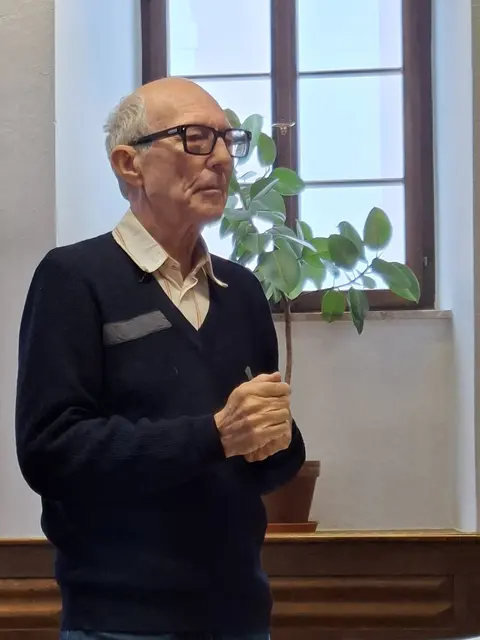 Manfred Fischer referierte im Pfarrsaal in Brixen. | Foto: Brigitte Eberharter