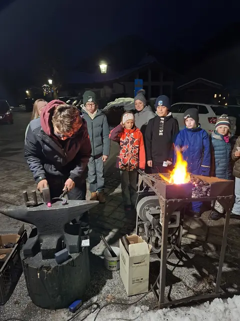 An der Hufeisenschmiede mit Annemarie Kaserer | Foto: Karin Prassl