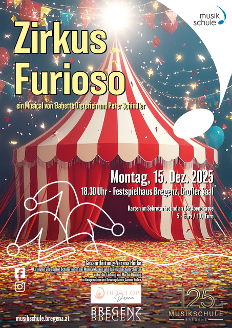 „Zirkus Furioso“ am Montag, 15.12.2025 im Festspielhaus Bregenz. | Foto: MS Bregenz